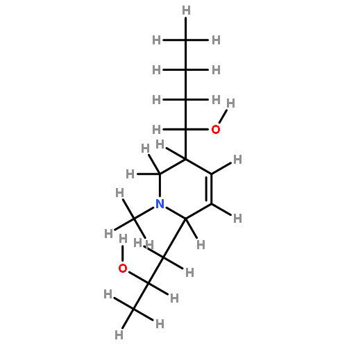 6-(2-Hydroxybutyl)-2-(2-hydroxypropyl)-1-methyl-Δ3-piperideine