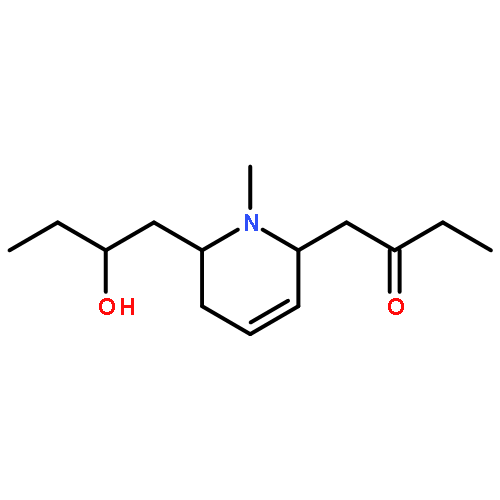 2-Butanone,1-[1,2,5,6-tetrahydro-6-(2-hydroxybutyl)-1-methyl-2-pyridinyl]-