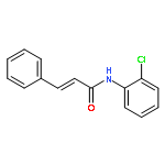 2-Propenamide, N-(2-chlorophenyl)-3-phenyl-, (E)-