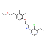 4-Pyrimidinamine,5-chloro-N-[2-[4-(2-ethoxyethyl)-2,3-dimethylphenoxy]ethyl]-6-ethyl-