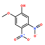 Phenol,2-methoxy-4,5-dinitro-