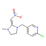 Pyridine,2-chloro-5-[[3-methyl-2-(nitromethylene)-1-imidazolidinyl]methyl]-