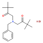 2-Butanone, 1,1'-[(phenylmethyl)imino]bis[3,3-dimethyl-, hydrobromide