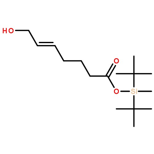 5-Heptenoic acid, 7-hydroxy-, bis(1,1-dimethylethyl)methylsilyl ester,(Z)-