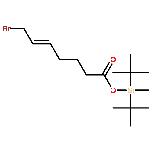 5-Heptenoic acid, 7-bromo-, bis(1,1-dimethylethyl)methylsilyl ester, (Z)-