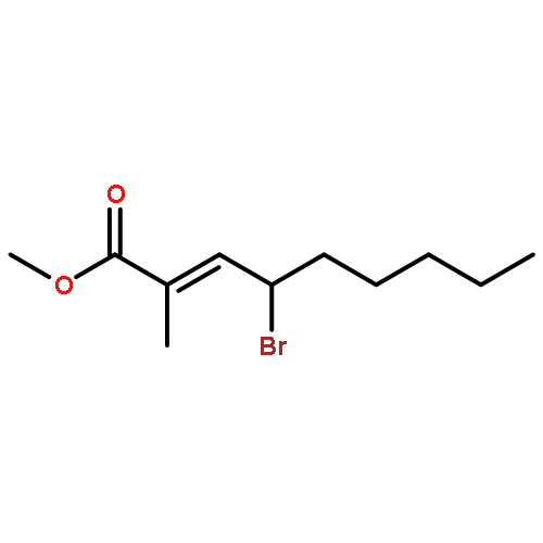 2-Nonenoic acid, 4-bromo-2-methyl-, methyl ester, (E)-