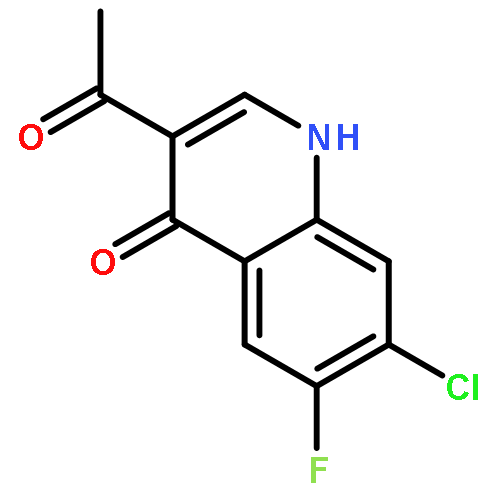 4(1H)-Quinolinone, 3-acetyl-7-chloro-6-fluoro-