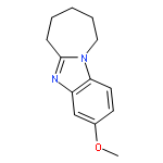 7,8,9,10-tetrahydro-3-methoxy-6H-Azepino[1,2-a]benzimidazole