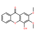 4-hydroxy-2,3-dimethoxyxanthen-9-one