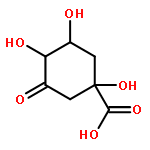 Cyclohexanecarboxylicacid, 1,3,4-trihydroxy-5-oxo-, (1R,3R,4S)-