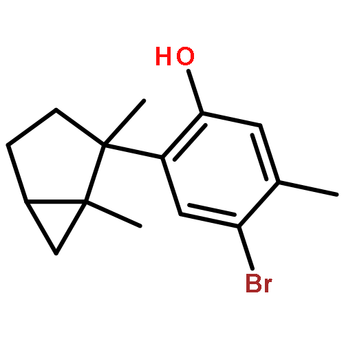 Phenol,4-bromo-2-[(1S,2R,5R)-1,2-dimethylbicyclo[3.1.0]hex-2-yl]-5-methyl-