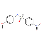 Benzenesulfonamide, N-(4-methoxyphenyl)-4-nitro-