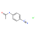 4-acetamidobenzenediazonium;chloride