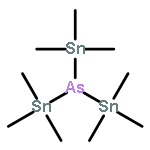 Arsine, tris(trimethylstannyl)-