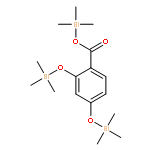 Benzoic acid, 2,4-bis[(trimethylsilyl)oxy]-, trimethylsilyl ester