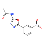 Acetamide, N-[5-(3-nitrophenyl)-1,3,4-oxadiazol-2-yl]-