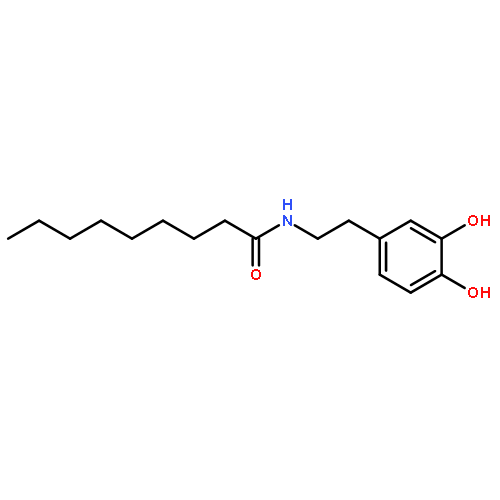 Nonanamide, N-[2-(3,4-dihydroxyphenyl)ethyl]-