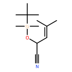 3-Pentenenitrile, 2-[[(1,1-dimethylethyl)dimethylsilyl]oxy]-4-methyl-