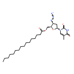 Thymidine,3'-azido-3'-deoxy-, 5'-hexadecanoate