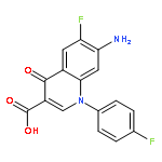 3-Quinolinecarboxylic acid,7-amino-6-fluoro-1-(4-fluorophenyl)-1,4-dihydro-4-oxo-