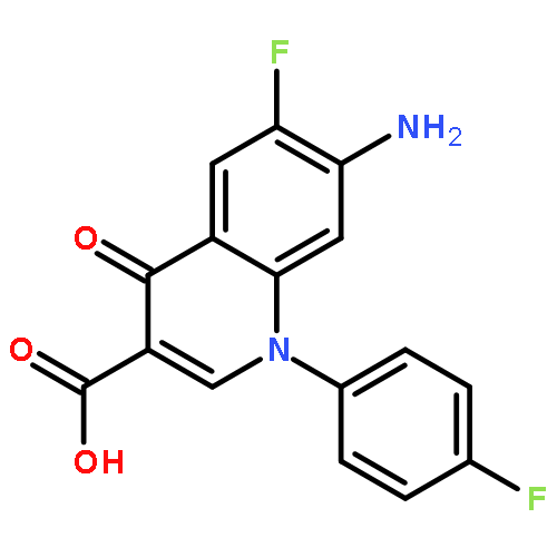 3-Quinolinecarboxylic acid,7-amino-6-fluoro-1-(4-fluorophenyl)-1,4-dihydro-4-oxo-