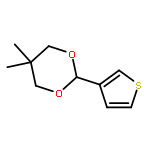 1,3-Dioxane, 5,5-dimethyl-2-(3-thienyl)-