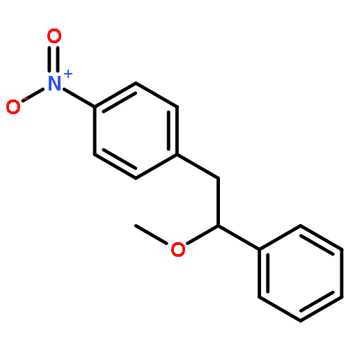 Benzene, 1-(2-methoxy-2-phenylethyl)-4-nitro-