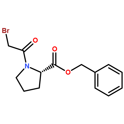 L-Proline, 1-(bromoacetyl)-, phenylmethyl ester