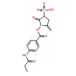 3-Pyrrolidinesulfonic acid,1-[[4-[(iodoacetyl)amino]benzoyl]oxy]-2,5-dioxo-