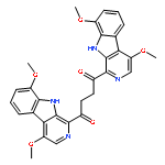 1,4-Butanedione, 1,4-bis(4,8-dimethoxy-9H-pyrido[3,4-b]indol-1-yl)-