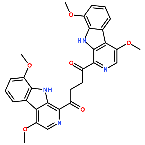 1,4-Butanedione, 1,4-bis(4,8-dimethoxy-9H-pyrido[3,4-b]indol-1-yl)-