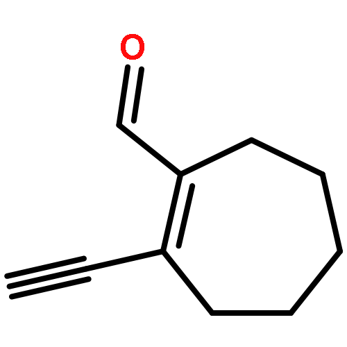 1-Cycloheptene-1-carboxaldehyde, 2-ethynyl- (9CI)