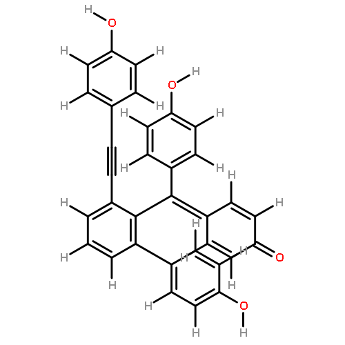 (R,S)-4-[(4'-hydroxy-3-((4-hydroxyphenyl)ethynyl)biphenyl-2-yl)(4-hydroxyphenyl)methylene]-2,5-cyclohexadien-1-one