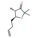 3(2H)-Furanone, 5-(3-butenyl)dihydro-2,2,4-trimethyl-, trans-(±)-