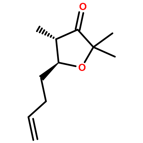 3(2H)-Furanone, 5-(3-butenyl)dihydro-2,2,4-trimethyl-, trans-(±)-