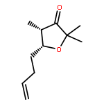 3(2H)-Furanone, 5-(3-butenyl)dihydro-2,2,4-trimethyl-, cis-(±)-