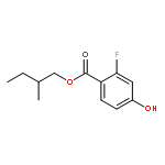 Benzoic acid, 2-fluoro-4-hydroxy-, (2S)-2-methylbutyl ester