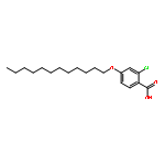 Benzoic acid, 2-chloro-4-(dodecyloxy)-