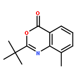 4H-3,1-Benzoxazin-4-one, 2-(1,1-dimethylethyl)-8-methyl-