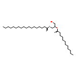 Octadecanoic acid, 3-hydroxy-2-[(1-oxododecyl)oxy]propyl ester, (S)-