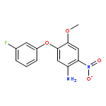 Benzenamine, 5-(3-fluorophenoxy)-4-methoxy-2-nitro-