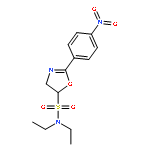 2-(4-nitrophenyl)-4,5-dihydro-5-diethylsulfonamideoxazole