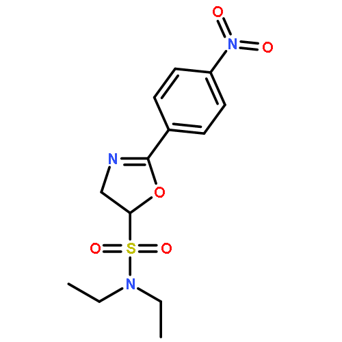 2-(4-nitrophenyl)-4,5-dihydro-5-diethylsulfonamideoxazole