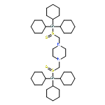 PIPERAZINE, 1,4-BIS[[THIOXO(TRICYCLOHEXYLSTANNYL)THIO]METHYL]-