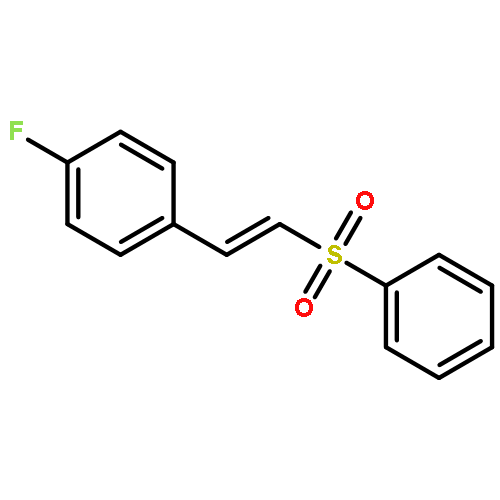 Benzene, 1-fluoro-4-[(1E)-2-(phenylsulfonyl)ethenyl]-