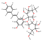 (E)-5,4'-dihydroxystilbene 3-O-alpha-L-rhamnopyranosyl-(1->2)-beta-D-glucopyranoside