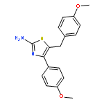 2-Thiazolamine, 4-(4-methoxyphenyl)-5-[(4-methoxyphenyl)methyl]-