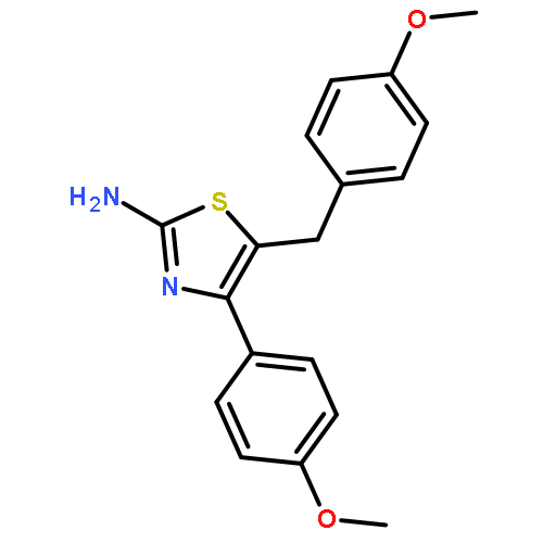 2-Thiazolamine, 4-(4-methoxyphenyl)-5-[(4-methoxyphenyl)methyl]-