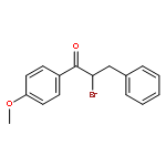 1-Propanone, 2-bromo-1-(4-methoxyphenyl)-3-phenyl-