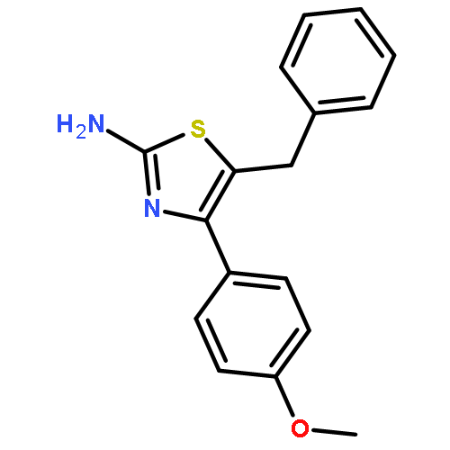 2-Thiazolamine, 4-(4-methoxyphenyl)-5-(phenylmethyl)-